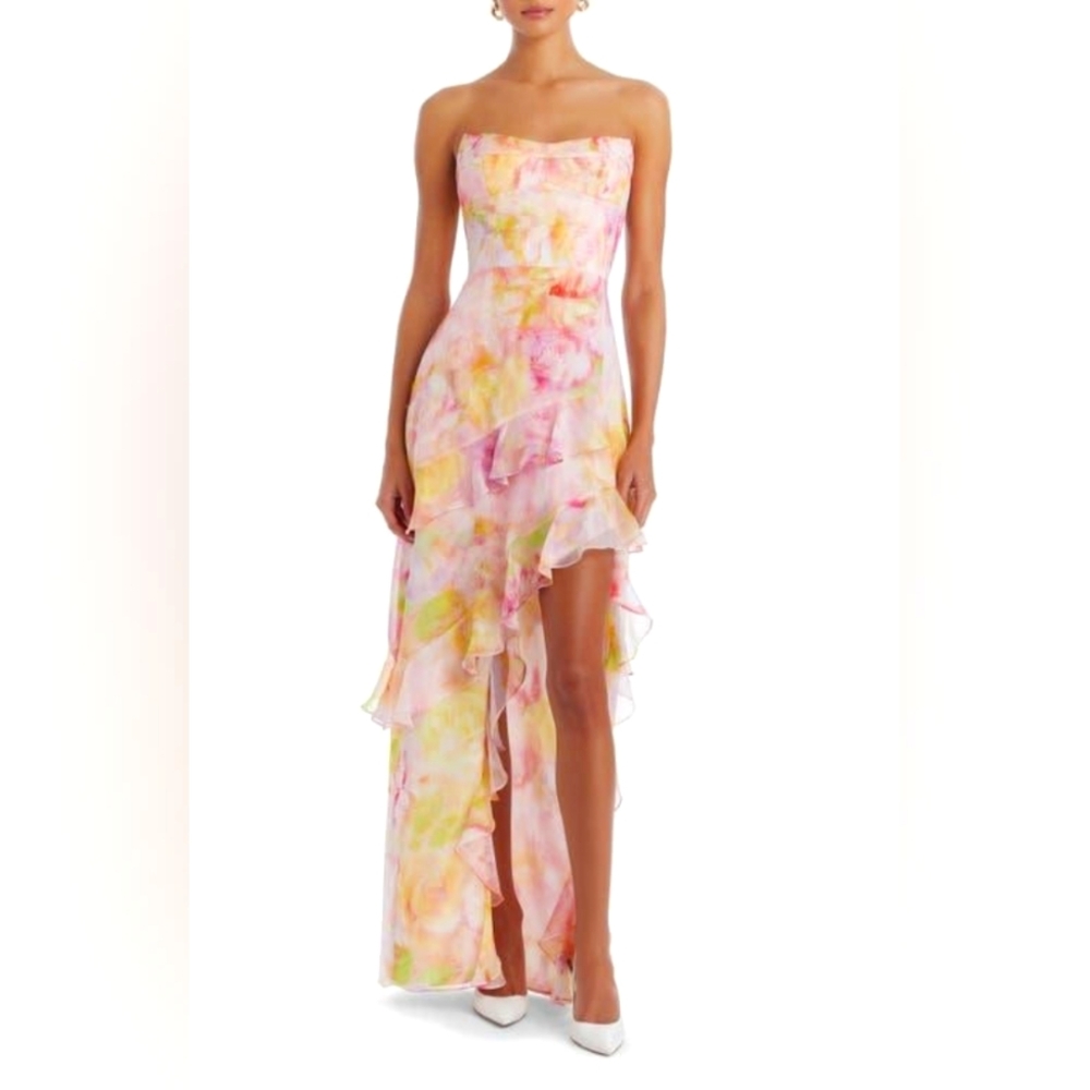 Amanda Uprichard Magnolia Maxi Dress 🌺 — Size Large | NWT - Picture 3 of 16